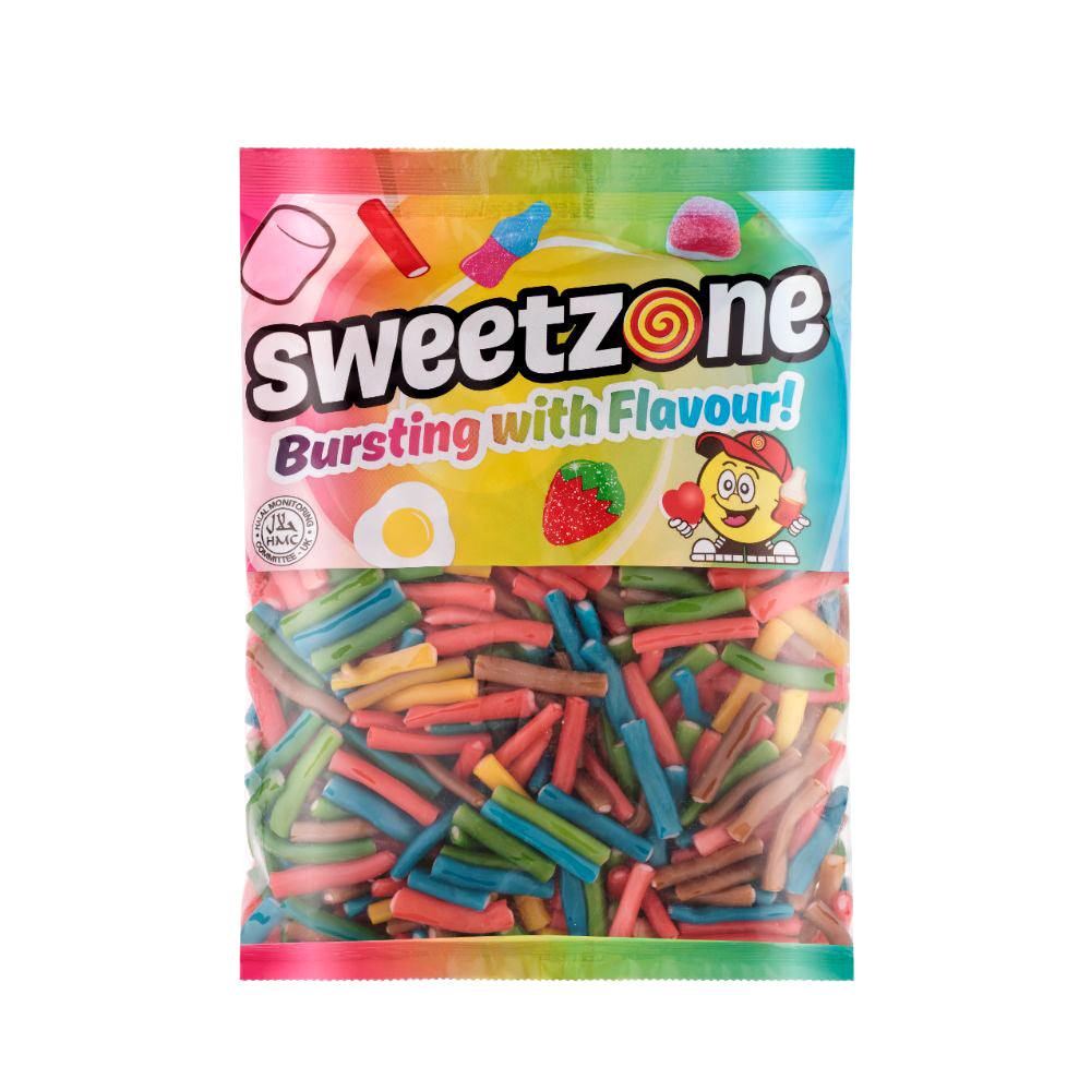 Halal mini Regenbogen Mix Stangen, 1000g
