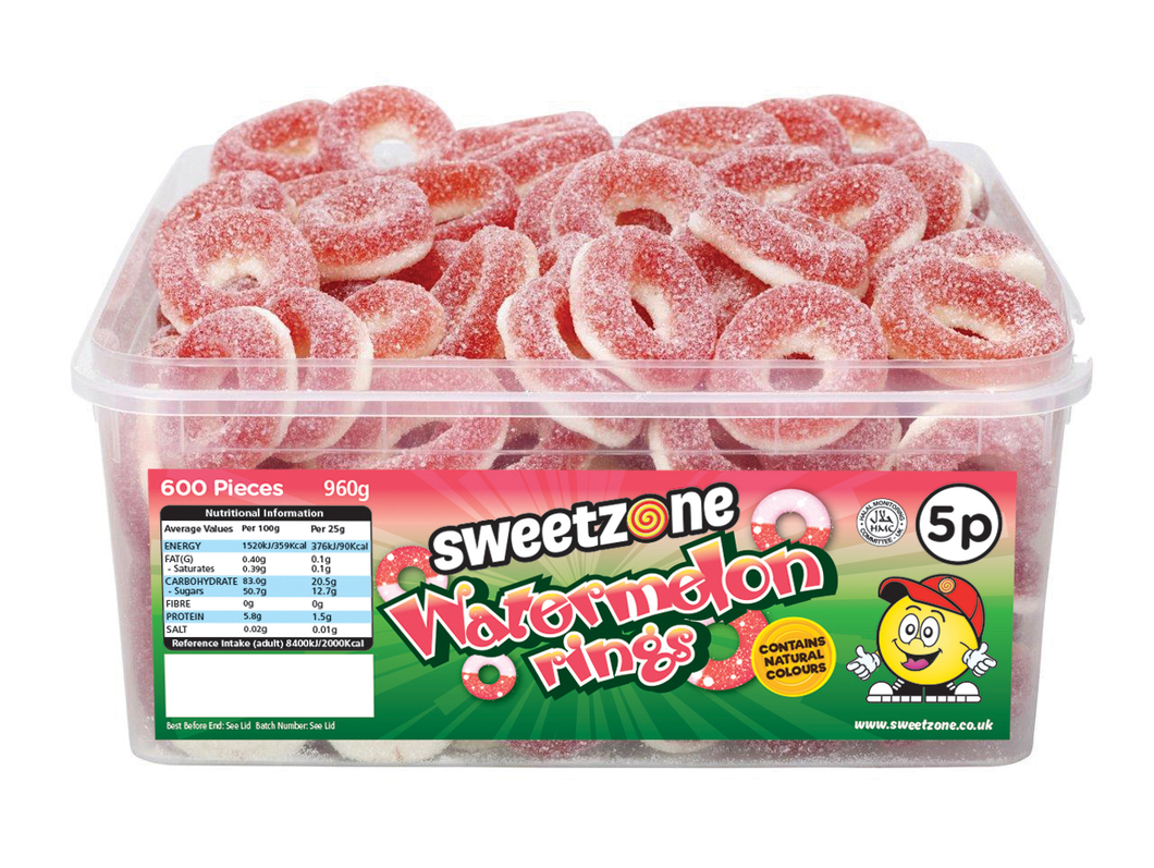Halal Wassermelonen Ringe, 960g